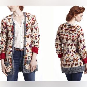 Sleeping on Snow Anthropologie Wool Blend Chunk Knit Sweater - Size XS